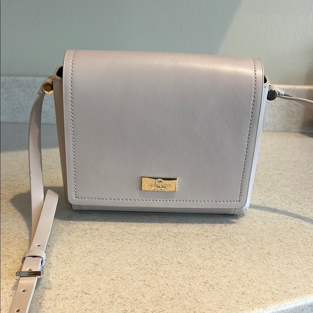 Kate Spade Light Gray Crossbody Bag